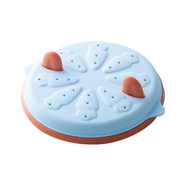 Carrot Baby Foods Supplement Silicone Mold Enhance Baby's Interest In Eating Light blue on Productcaster.