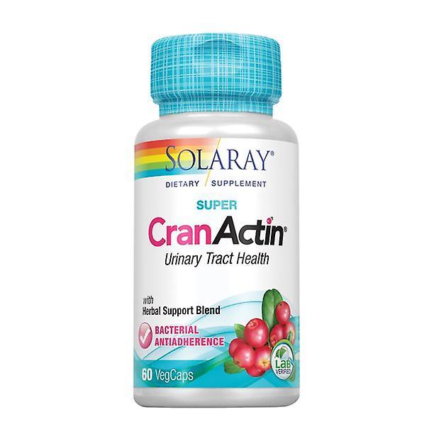 Solaray super cranactin cranberry extract 400mg | healthy urinary tract support | with added vitamins | 60 vegcaps on Productcaster.