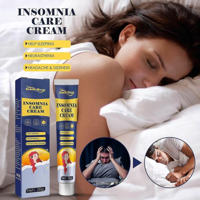 Sajygv Sajy Sleepless Cream Soothe Mood Insomnia Relax Improve Sleep Relieve Stress on Productcaster.