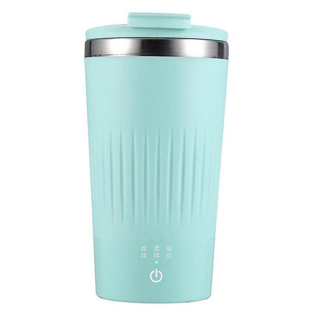 Fsu Rechargeable Automatic Self Stirring Magnetic Mug Electric Smart Mixing Coffee Cup For Protein Powder Mocha Coffee light green on Productcaster.