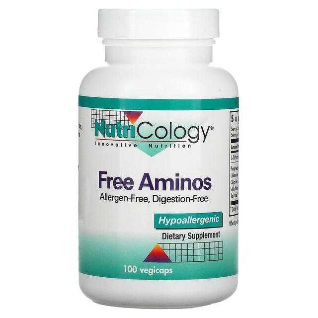 Nutricology, Free Aminos, 100 Vegicaps on Productcaster.