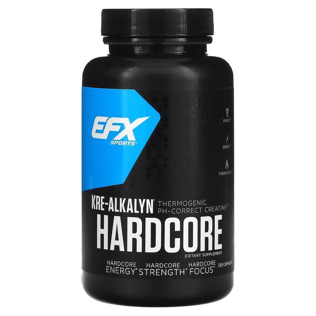 EFX Sports, Kre-Alkalyn Hardcore, 120 Cápsulas on Productcaster.