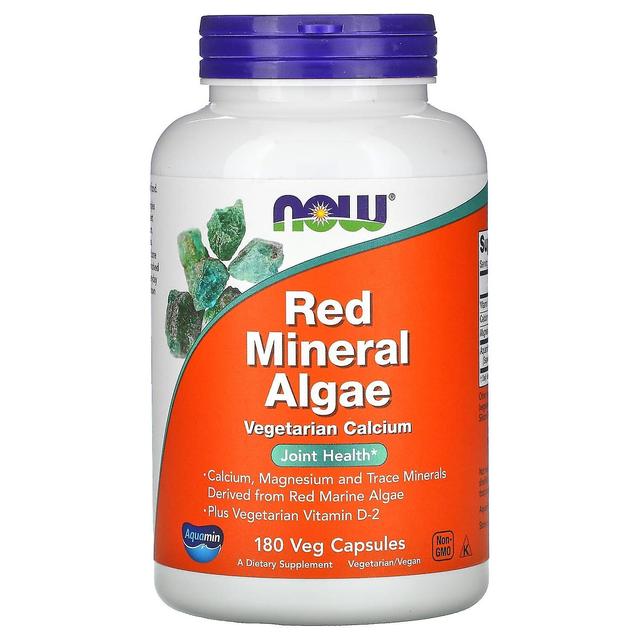 NOW Foods, Red Mineral Algae, 180 Veg Capsules on Productcaster.