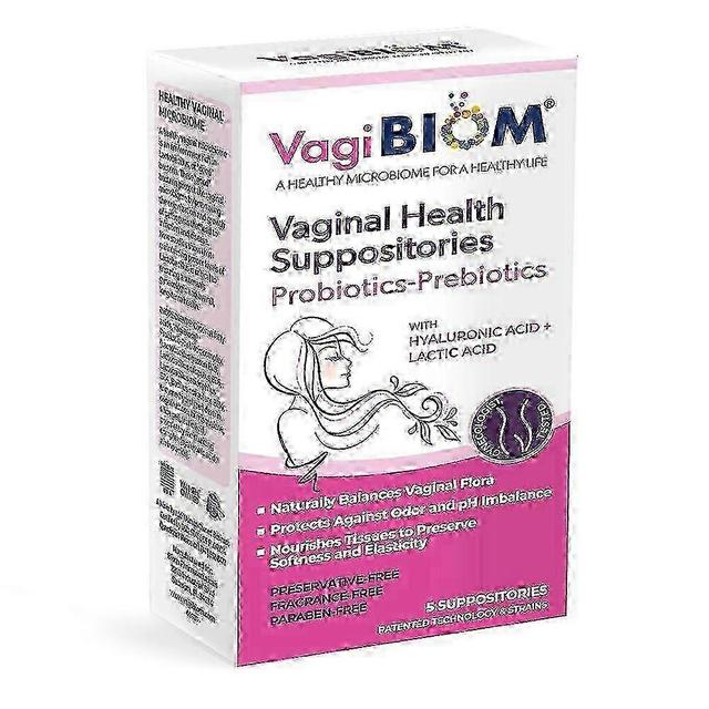 Biom probiotics suppositories for women with vagibiom, fragrance-free, 5 ea on Productcaster.