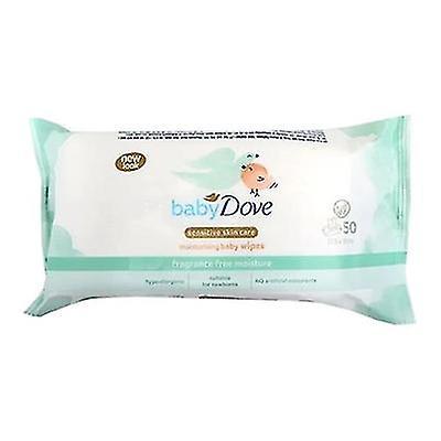 Dove Baby Sensitive Skin Fuktgivande Baby Wipes 50ct 50 Count on Productcaster.