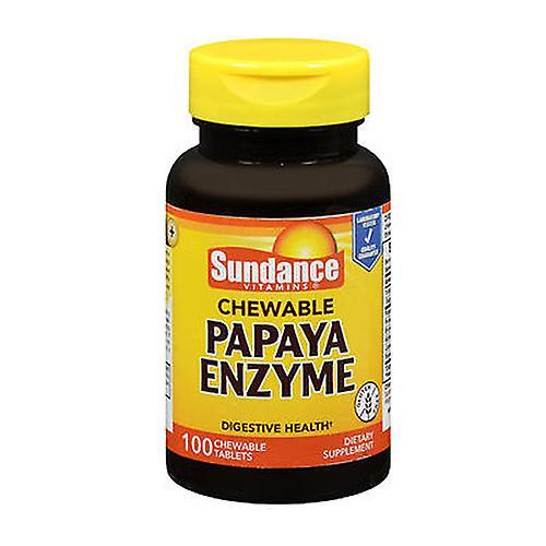 Sundance Tabletas Masticables de Enzima de Papaya, 100 Tabletas (Paquete de 1) on Productcaster.