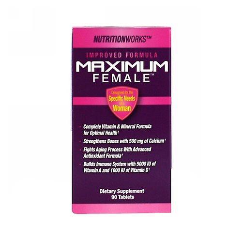 NutritionWorks maximum female, 90 flikar (Paket med 1) on Productcaster.