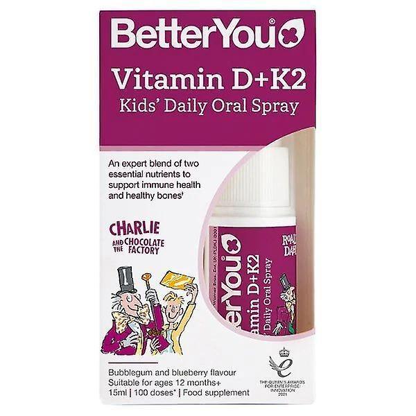 Better You BetterYou Vitamina D + K Bambini Spray Orale 15ml on Productcaster.