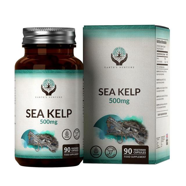 Earth's Nurture Sea Kelp (500mg) 90 Capsules 1 Bottle (90 Capsules) on Productcaster.