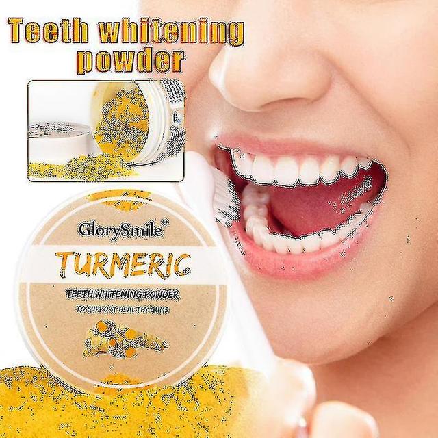 Teeth Whitening Scaling Powder Oral Hygiene Cleaning Packing Activated Turmeric on Productcaster.