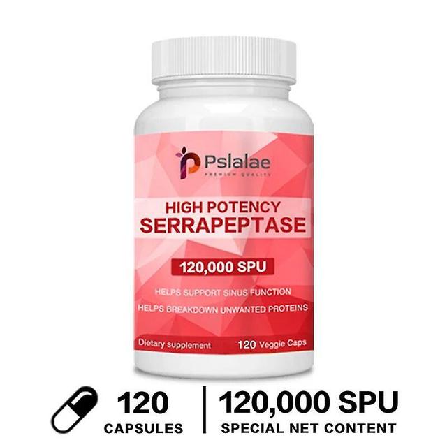 Visgaler High Potency Serratiopeptidase Promotes Healthy Sinus And Respiratory Tract Function And A Healthy Immune Response 120 Capsules on Productcaster.