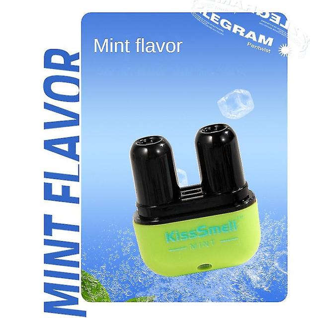 Kisssmell Energy Nasal Inhaler Double Hole Vital Oil Energy Bar Cool Nostril Cool And Fresh No Longer Sleepy Multi Mint flavor on Productcaster.