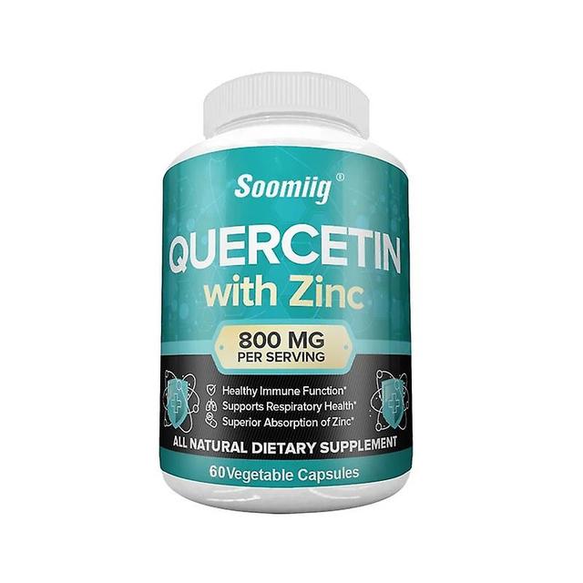 Sofirn Soomig Quercetin 800 mg with Zinc Phytochrome Flavonoid Supports Cellular Health and Boosts the Immune System 60 count-1 bottle on Productcaster.