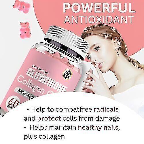 3Bottles Glutathione Collagen Gummies, Glutathione Collagen Glow Gummies on Productcaster.