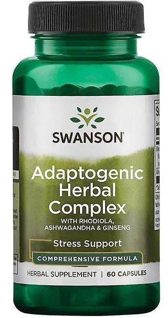 Swanson Rhodiola Ashwagandha Ginseng Complex 60 Capsules on Productcaster.