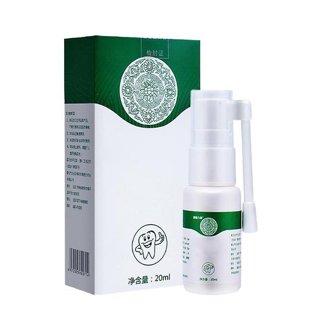 Toothache Herbal Spray Mouth Freshener Tooth Gum Sore Treatment Spray Secured with Cap for Adults on Productcaster.