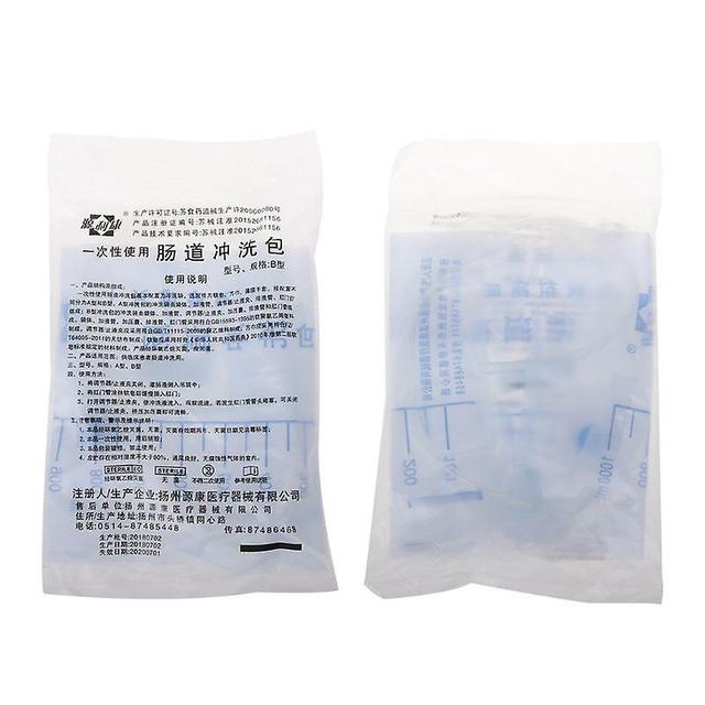 Coffee Enema Bag Kit 1000ml Capacity For Colon Detox Cleanse Enemas White on Productcaster.