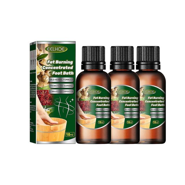 3pcs Lymphatic Drainage Ginger Foot Soak Liquid, Ginger Foot Bath For Lymphatic Drainage, Turmeric Lymphatic Detox Foot Soak Liquid on Productcaster.