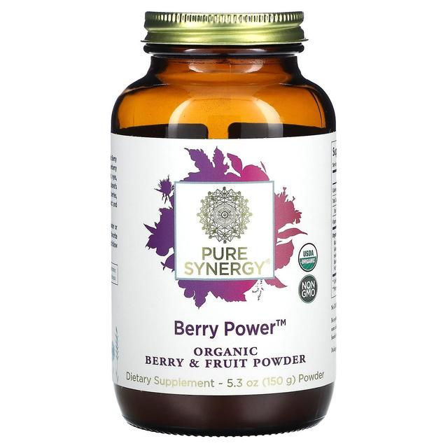 Pure Synergy, Organic Berry & Fruit Powder, Berry Power, 5,3 onças (150 g) on Productcaster.