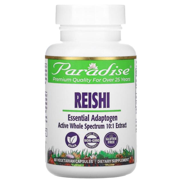 Paradise Herbs, Reishi, 60 capsule vegetariane on Productcaster.