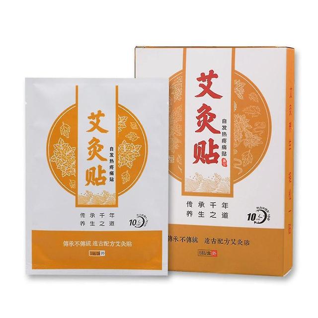 Moxibustion Patches Natural Herb Self-heating Wormwood Sticker Chinese Medicine C Five Pieces In A Box on Productcaster.