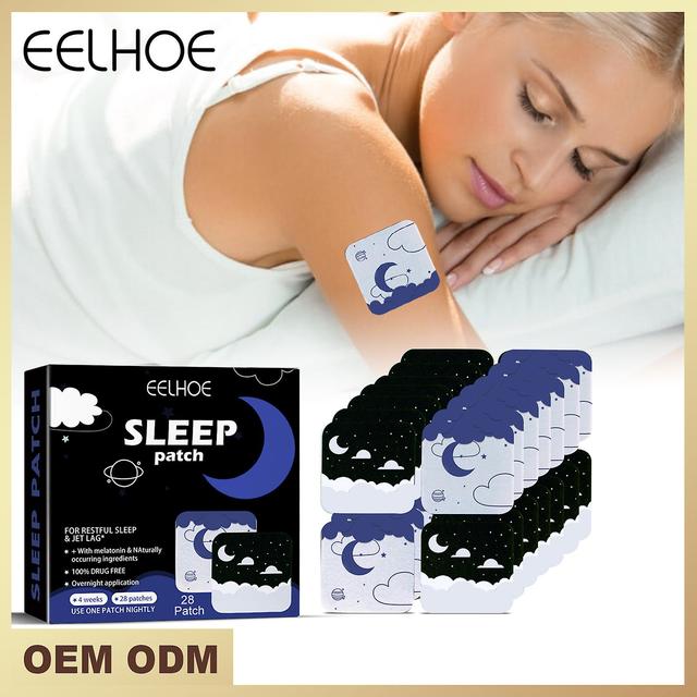 Initially Eelhoe Sleep Aid Patch allevia l'insonnia Irritabilità e ansia Migliora il sonno e la qualità del sonno Sleep Patch 28patch on Productcaster.