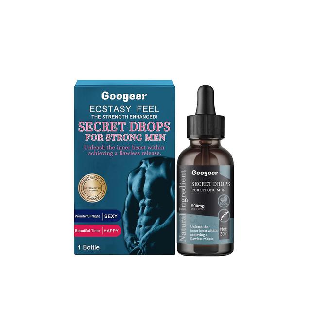 Googeer Secret Male Strength Drops alleviare l'ansia, rilassare il corpo e la mente, aumentare la vitalità, il rafforzamento del corpo gocce 1PCS on Productcaster.