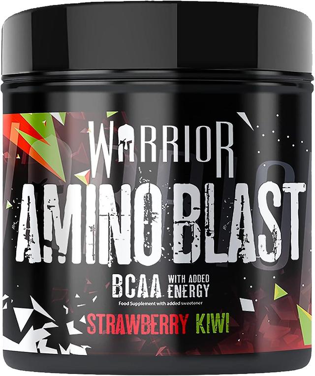 270g Warrior Amino Blast BCAA Protein Powder Muscle Gainer Supplement Strawberry on Productcaster.