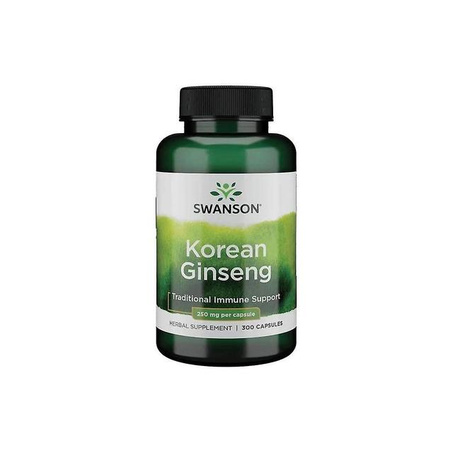 Kosttilskud Swanson ginseng żeńszeń 250 mg 300 kaps. 7678 on Productcaster.