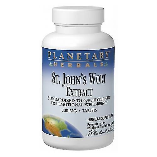 Planetary Herbals St. Johns Wort Extract, 300 MG, 180 Tabs (Pack of 4) on Productcaster.