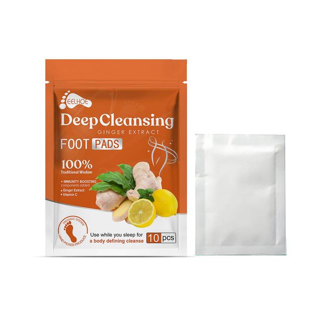 Ginger Detox Foot Patches dla odprężenia i głębokiego snu Naturalne detoksykacyjne podkładki do stóp z imbirem w proszku 10 Count (Pack of 1) on Productcaster.