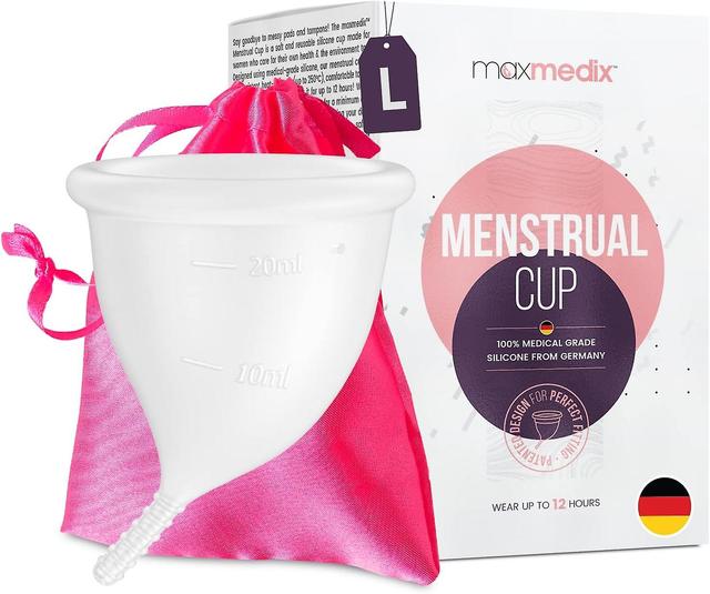 maxmedix Menstruationstasse - Groß - Wiederverwendbare Periodentasse - bei starker Menstruation on Productcaster.