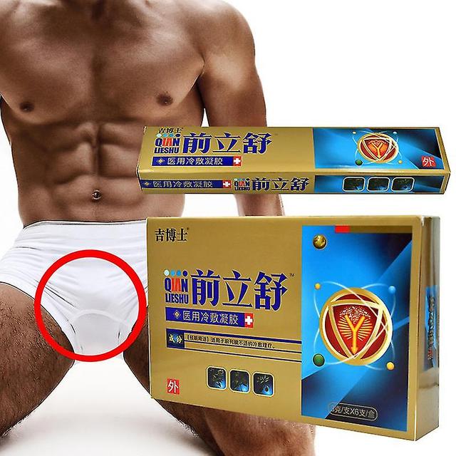 6pcs=1 Box Prostatic Antibacterial Gel Cure Chronic Prostatitis Andrology Frequent Urination Infection Urological Man Care on Productcaster.