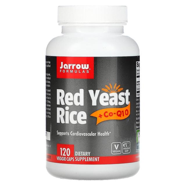 Jarrow Formulas, Red Yeast Rice + Co-Q10, 120 Veggie Caps on Productcaster.