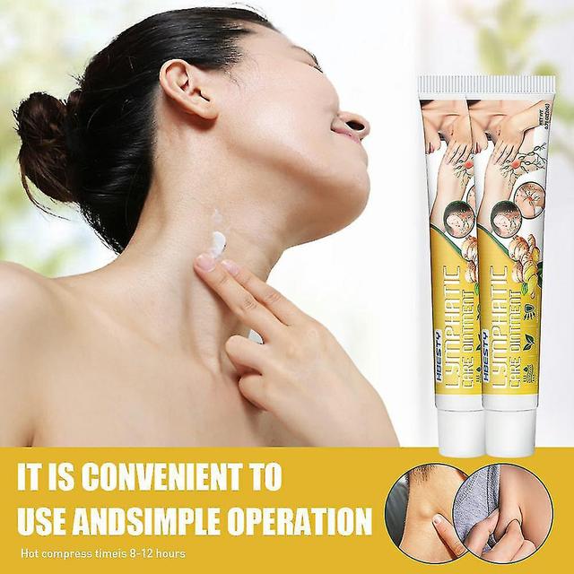 1/2pcs Lymphatic Care Cream Ointment Anti-swelling Detox For Neck Lymph Armpit 1pcs on Productcaster.