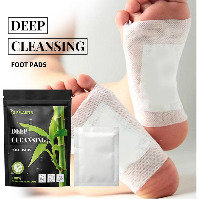 South Moon Deep Cleansing Foot Patch Bamboe Houtskool Natte Voetmassage Helpt Slaapverlichting en Ontspanning 10pcs per bag on Productcaster.