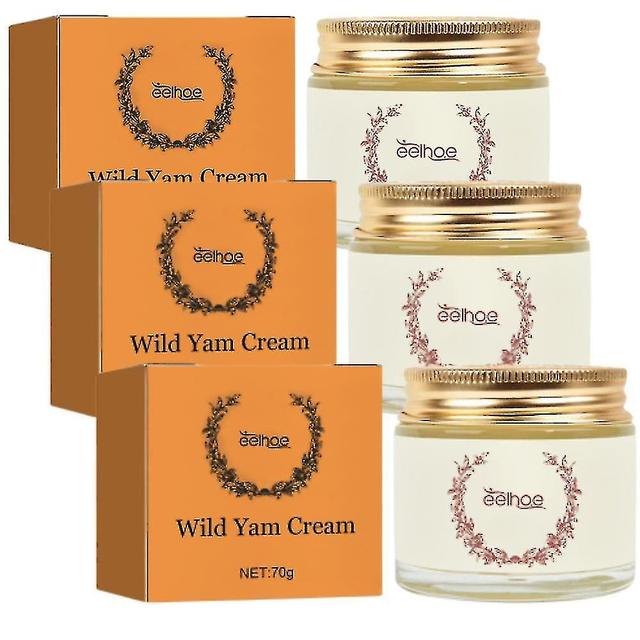 Guoguo 3pack Wild Yam Cream - Natural Relief For Menopause And Perimenopause Symptoms And Dry Skin on Productcaster.