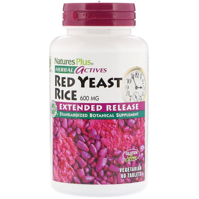 Nature's Plus, Herbal Actives, Red Yeast Rice, 600 mg, 60 Compresse on Productcaster.