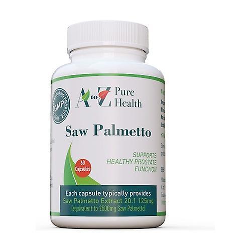 A to Z Pure Health Saw Palmetto 60 capsules on Productcaster.