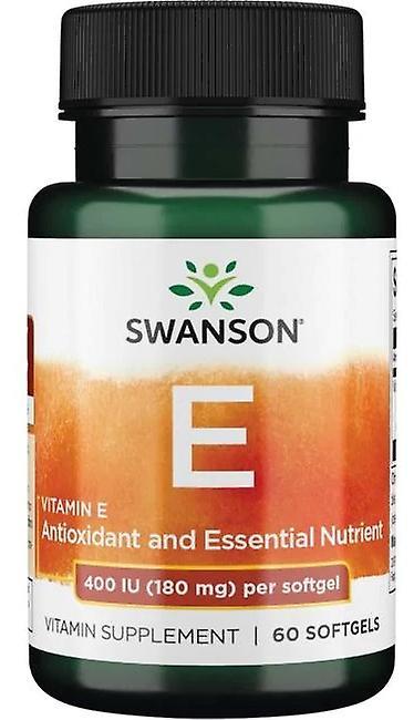 Swanson E-Vitamin 400 IU 60 kapsel on Productcaster.