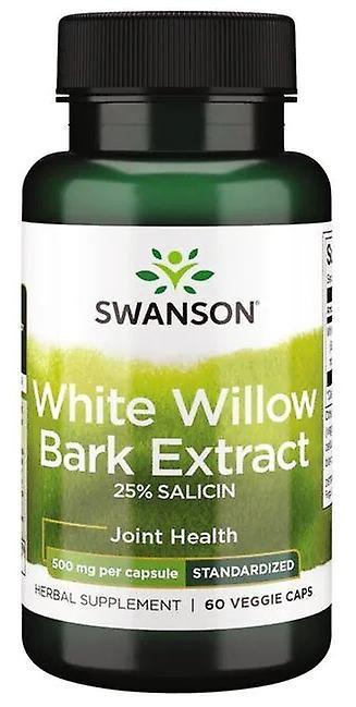 Swanson Biela vŕba Kôra Extrakt 500 mg 60 Kapsule 55 gr on Productcaster.