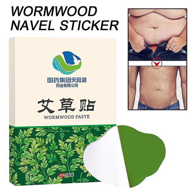 Sajygv Sajy 5pcs Wormwood Belly Button Paste Eliminates Beer Belly Loses Fat And Weight on Productcaster.