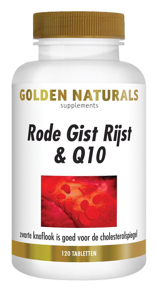 Golden Naturals Red Yeast Rice & Q10 (120 veganska tabletter) on Productcaster.