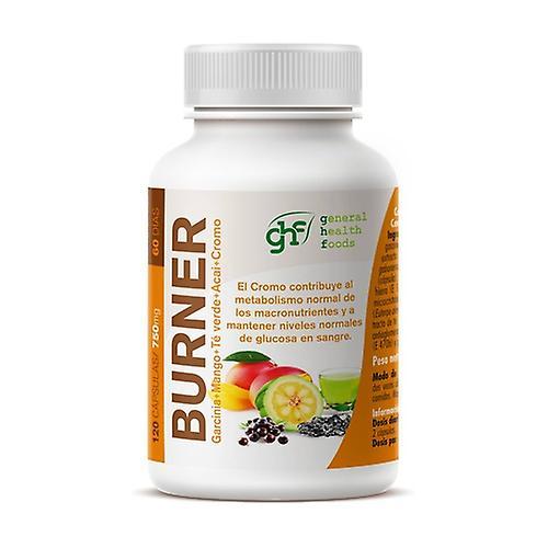 GHF Burner garcinia + mango + green tea + acai + chrome 120 capsules of 750mg on Productcaster.