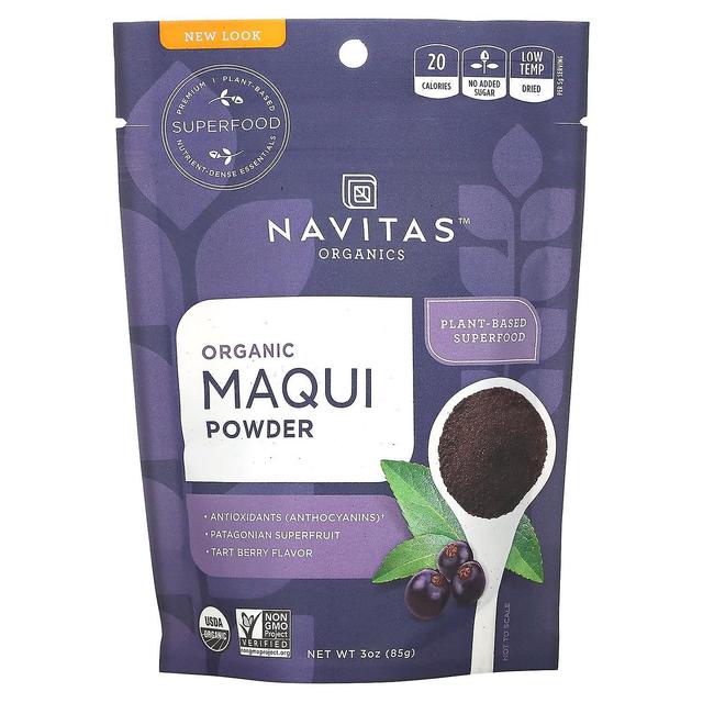 Navitas Organics, Organic Maqui Powder, Tart Berry, 3 oz (85 g) on Productcaster.