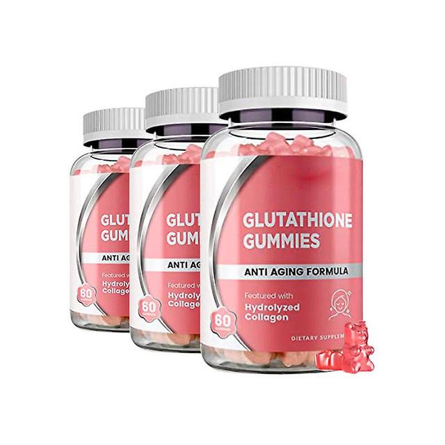 L-glutatione naturale Alleggerimento della pelle Glutatione Ridotto sbiancamento della pelle Collagene Gommose 3 pcs on Productcaster.