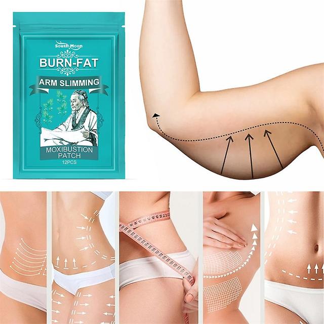 Thin Arm Moxibustion Patch Weight Loss Stickers Cellulite Removal Fat Burning Slimming Body 12pcs/bag on Productcaster.