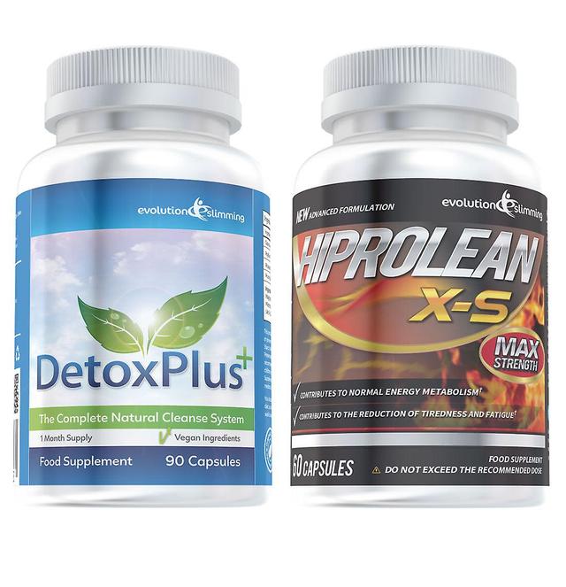 Hiprolean X-S High Strength Fat Burner and Cleanse Combo Pack - 1 Month Supply - Fat Burner and Colon Cleanse - Evolution Slimming on Productcaster.