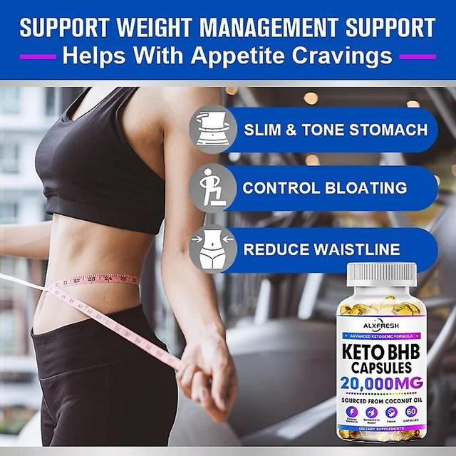 Visgaler Fast Slimming Pills 100% Organic Keto Detox Capsule For Flat Belly Deep Clean&detox Provide Energy Fat Burner Lose Weight Diet 5X Bottle 6... on Productcaster.