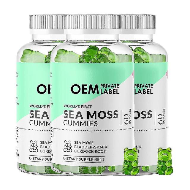 Organic Seaweed Gummies Vegan Wild Bladder Supplement Raw Seaweed Dietary Supplement Seaweed Gummies For Keto Detox Boost Immunity 3 pcs on Productcaster.